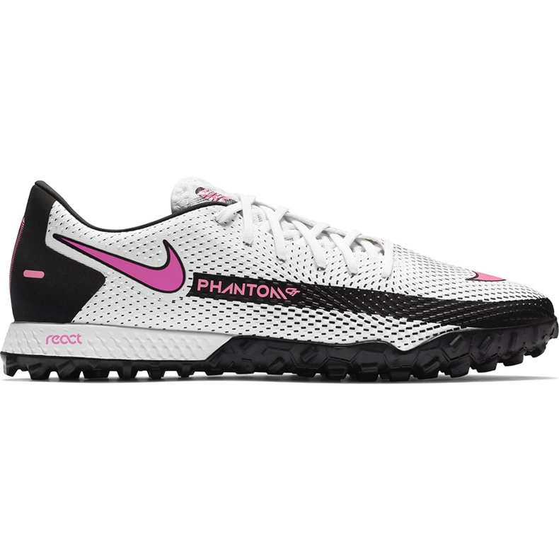 Nike React Phantom Gt Pro Tf CK8468 160 fotbollsskor vit vit