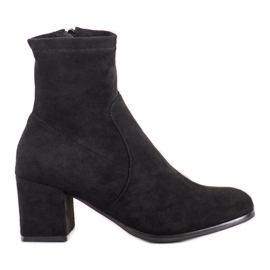 Evento Högklackade stövlar svart