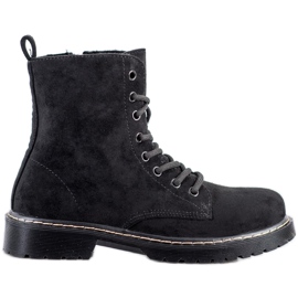 Small Swan Mocka Trappers svart