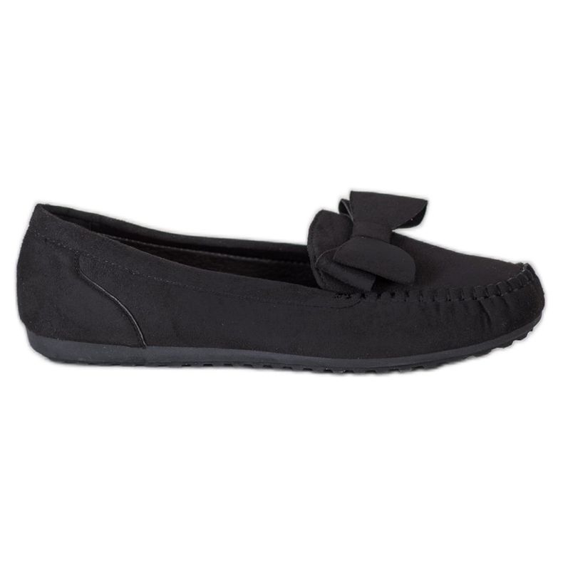 Fama Loafers Med En Rosett svart