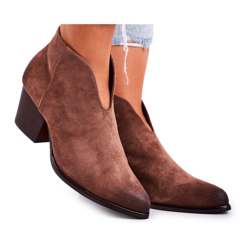 Vinceza Bästa val damskor med snitt brun