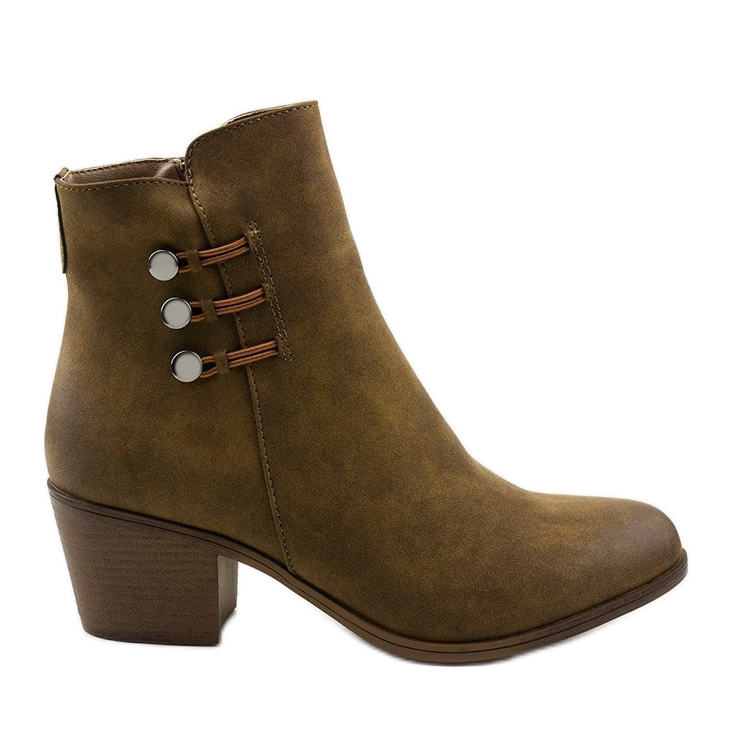 Kaki stövletter i mocka på Keenshaper -stolpen grön