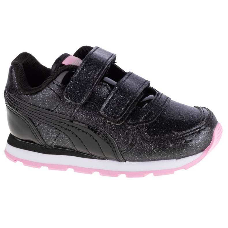 Puma Vista Glitz V Infants Jr 369721-10 svart rosa