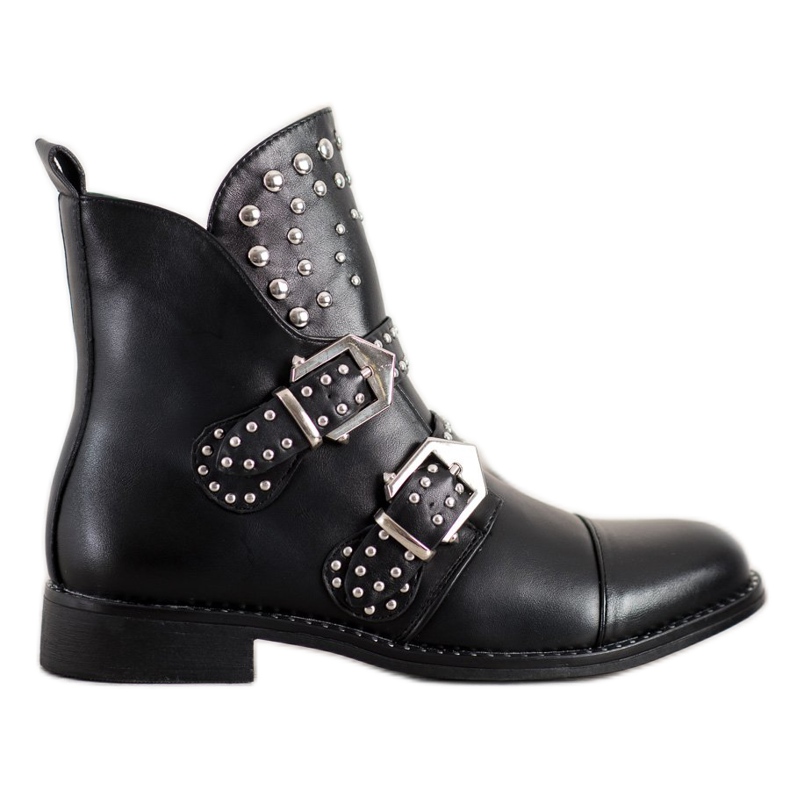 Bella Paris Arbetare Med Spännen svart