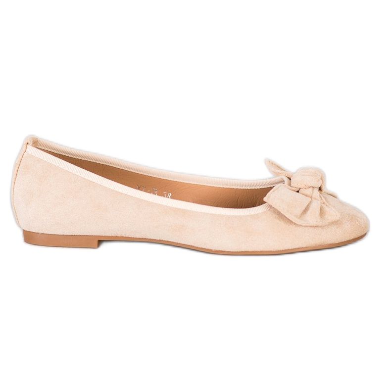 Sixth Sense Ballerina Med En Rosett beige