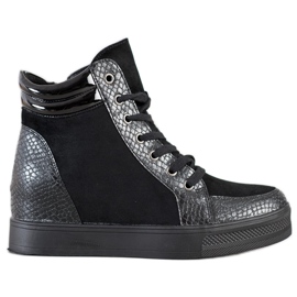 Bestelle Bekväma kilskor svart