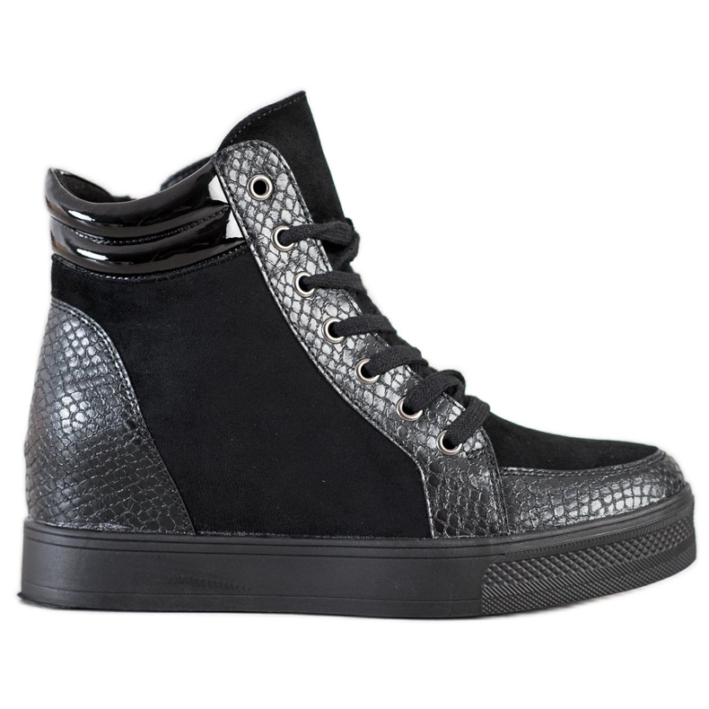 Bestelle Bekväma kilskor svart