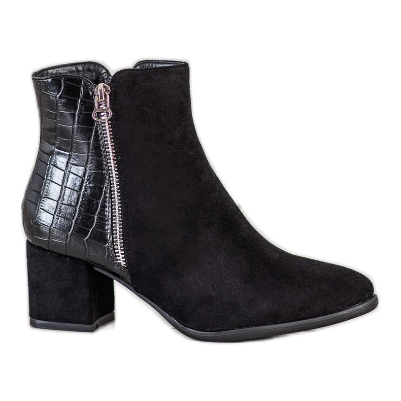 Filippo Snake Print Booties svart