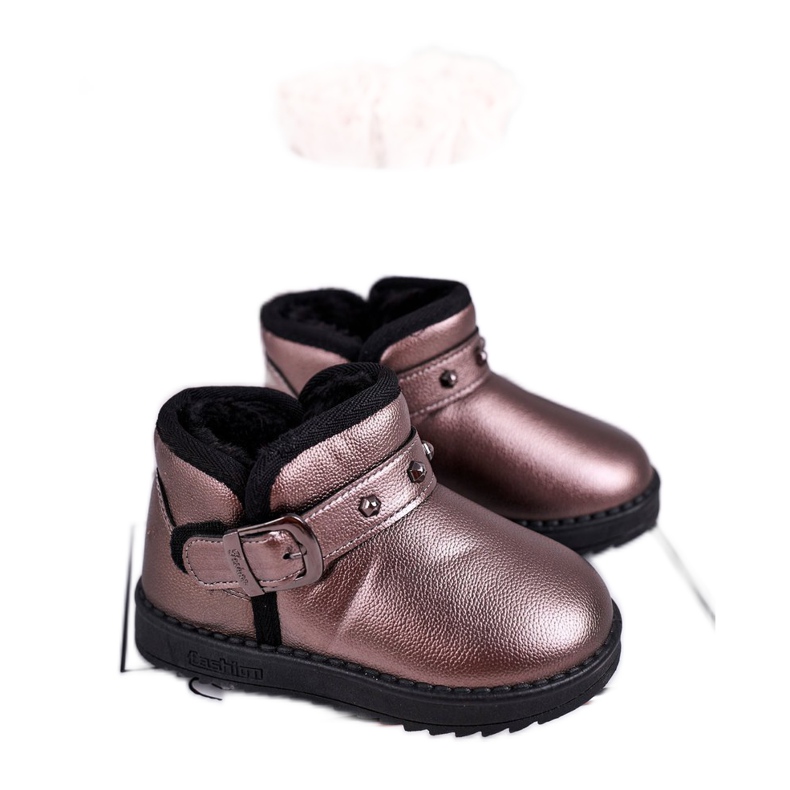 Apawwa Varma barnsnöstövlar Jinnie grå mångfärgad