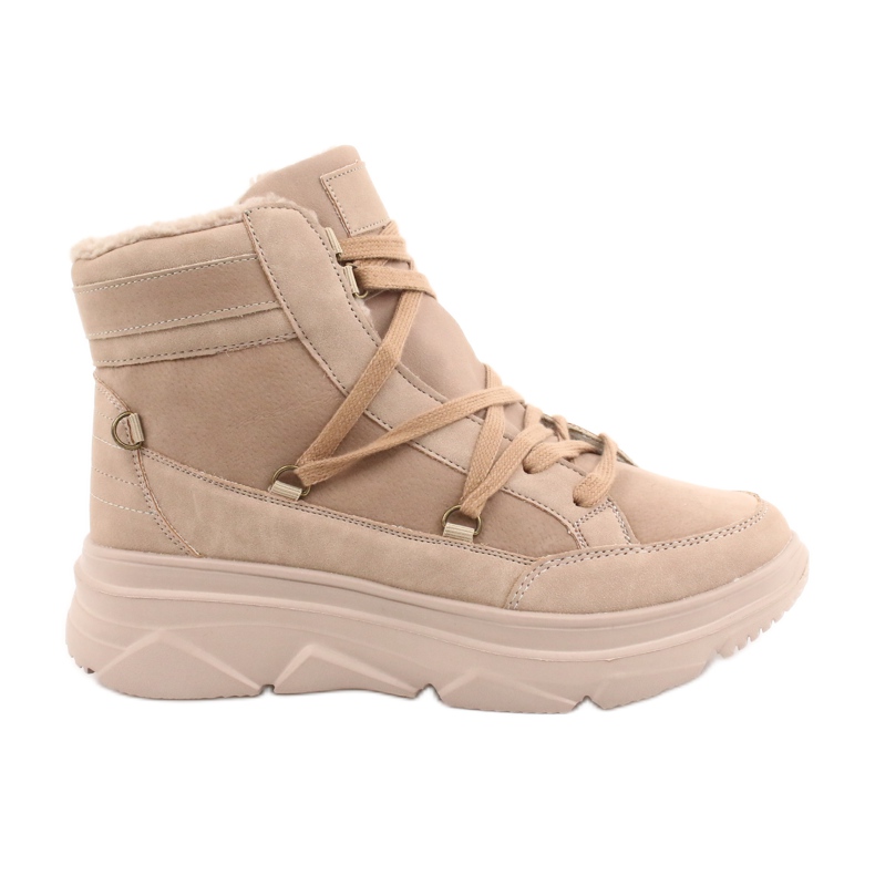 Kylie Crazy Dam Sneakers Beige Snöskor Missy
