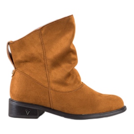 Gogo Stövlar med en bred övre brun