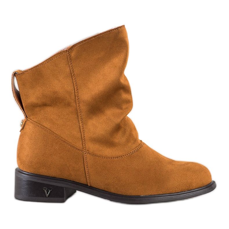 Gogo Stövlar med en bred övre brun