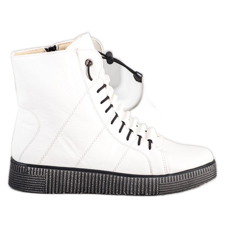 SHELOVET Vita arbetare på plattformen