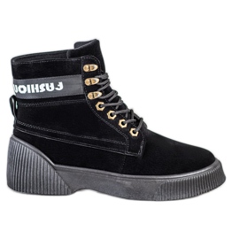 Weide Modebundna fotbollsskor svart