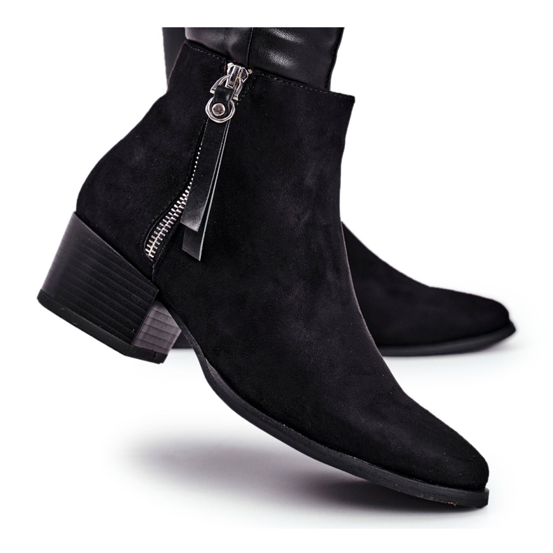 EVE Diskret svartisolerade höga klackar för kvinnor