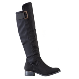 Evento Stövlar med dekorativt bälte svart