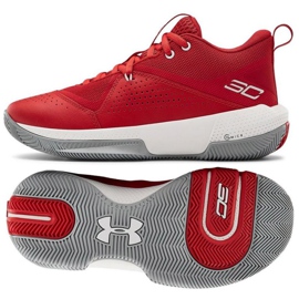 Under Armour Gs Sc 3Zero Iv Boys Jr 3023918-600 basketskor flerfärgad röd