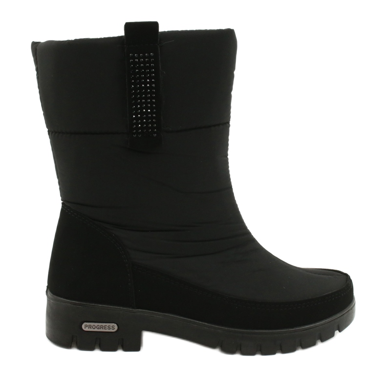 Light Fur Snow Boots Progress 20-09 svart