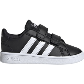 Adidas Grand Court I barnskor svartvita EF0117