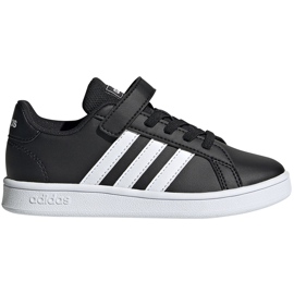 Adidas Grand Court C barnskor svartvita EF0108