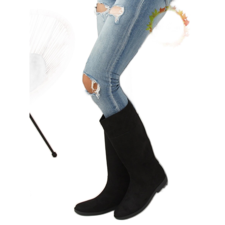 Svart damgaloscher svart D62P Svart