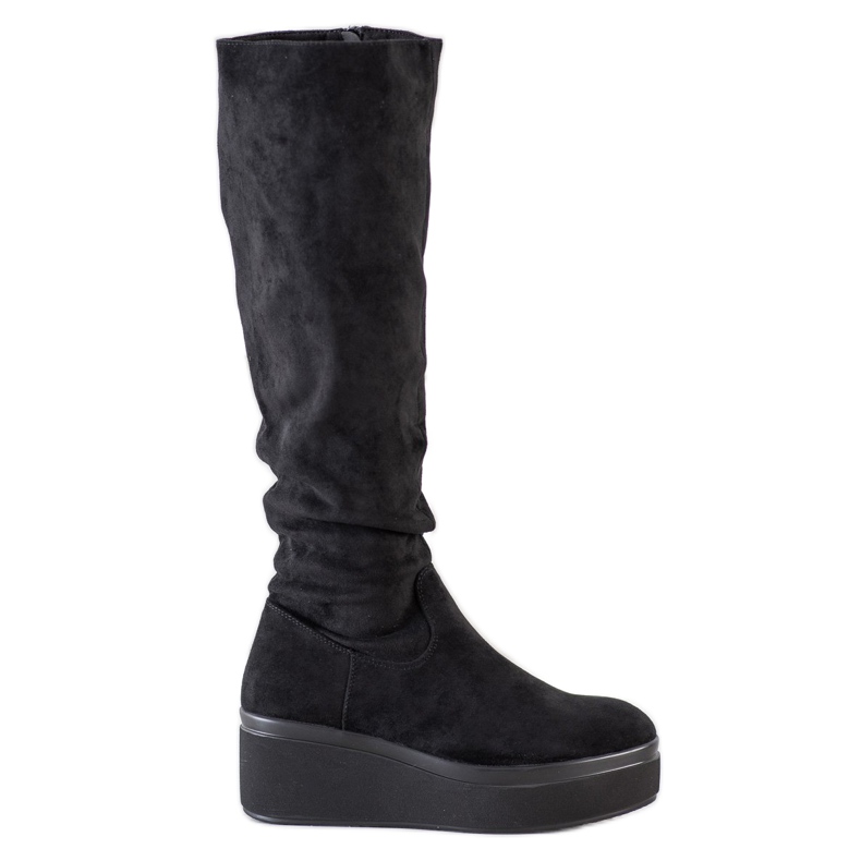 Stövlar på plattformen av Sergio Leone svart