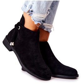 Svarta mockastövlar för kvinnor Numbero