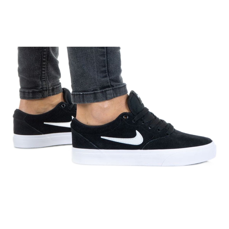 Nike Sb Charge Suede (GS) Jr CT3112-002 sko svart