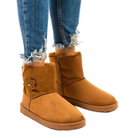 Bruna isolerade stövlar, emu Harelana typ