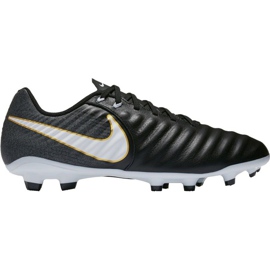 Nike Tiempo Ligera Iv Fg 897744 002 fotbollsskor svart svart