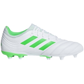 Adidas Copa 19.3 Fg BB9188 fotbollsskor blå vit