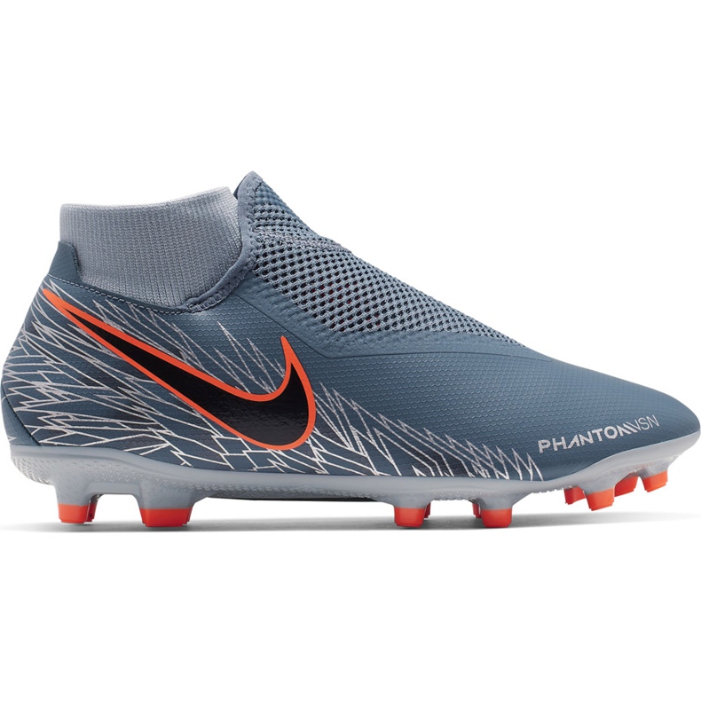Nike Phantom Vsn Academy Df FG / MG AO3258 408 fotbollsskor mångfärgad grå
