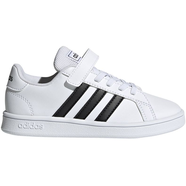 Skor för barn adidas Grand Court C vit och svart EF0109