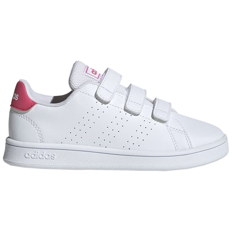 Adidas Advantage C barnskor vita och rosa EF0221