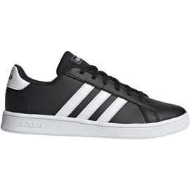 Adidas Grand Court K barnskor svartvita EF0102