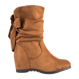 SHELOVET Höga kängor brun