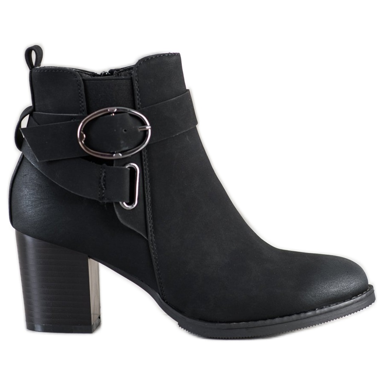 J. Star Casual stövlar med spänne svart