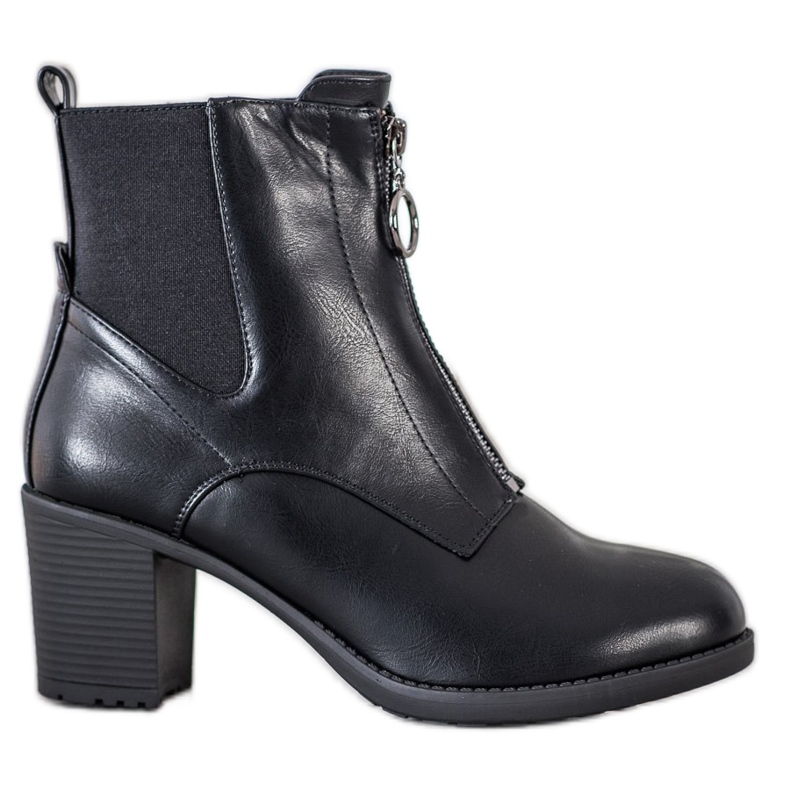 Gogo Varma stövlar med dragkedja svart