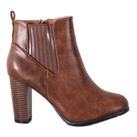 Abloom Bekväma stövlar på en pelare brun Abloom Bekväma stövlar på en pelare brun