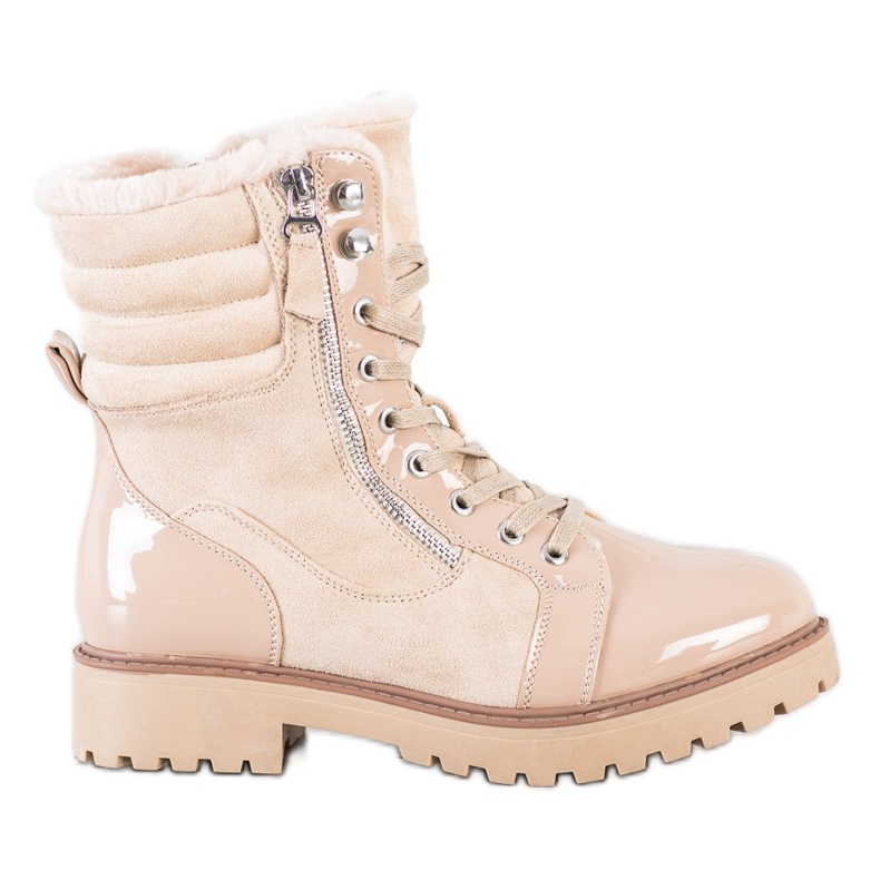 SHELOVET Snygga fällare med uppvärmning beige