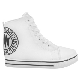 Trendiga sneakers LT1608 Vit