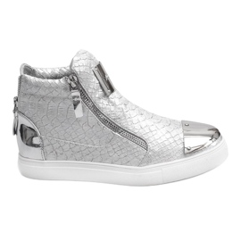 Höga sneakers Q55 Silver silver-
