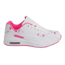 Flowers XT-18 vita sneakers rosa