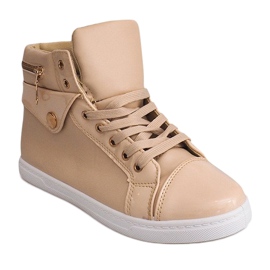 Höga sneakers R-216 Beige