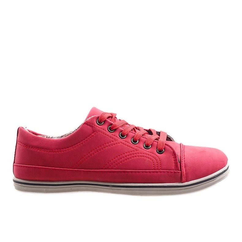 Trendiga sneakers TL363-6 röda