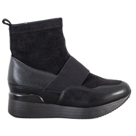 SHELOVET Mode slip-on stövlar svart