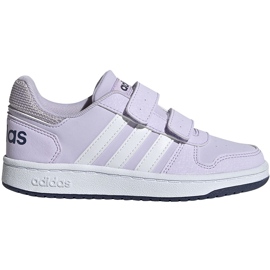 Adidas Hoops 2.0 Cmf ljuslila barnskor EG3771 purpur