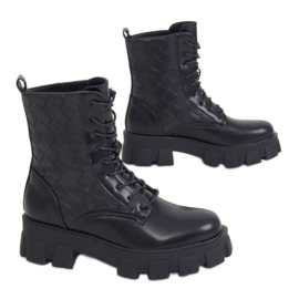 Svart snörarbetare NC1113 Svart