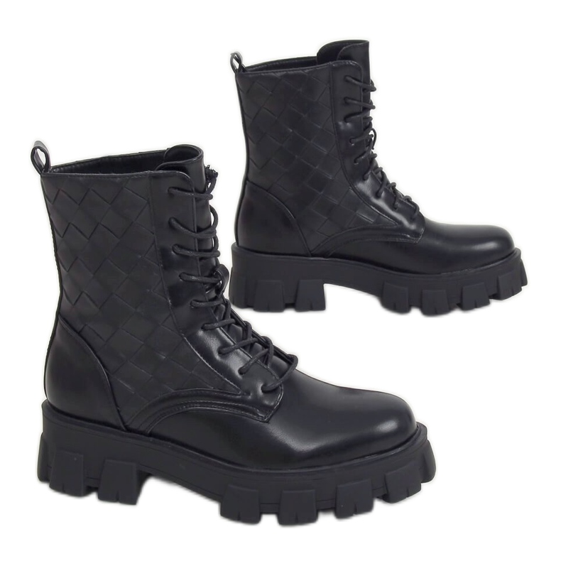 Svart snörarbetare NC1113 Svart