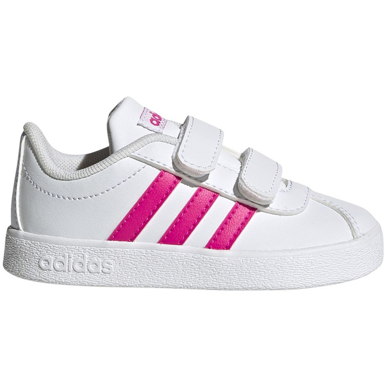 Adidas Vl Court 2.0 Cmf Jr EG3890 skor vit rosa